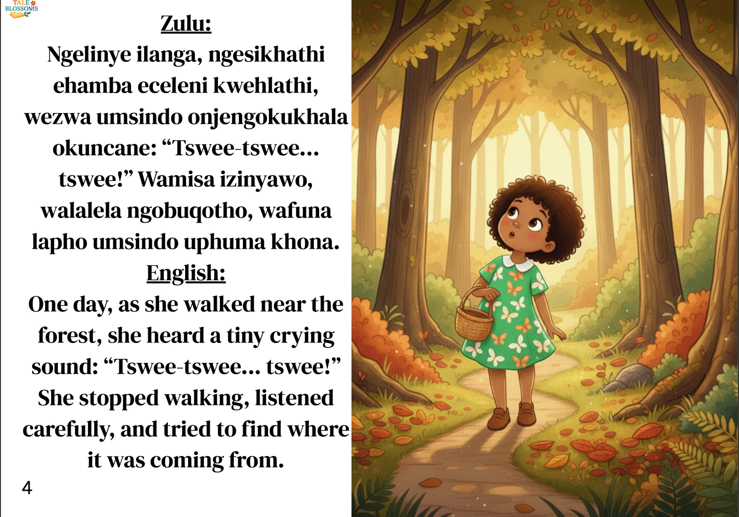 Zulu:uLulu Nenyoni Elimele / Lulu and the Injured Bird (E-book) Instant Access